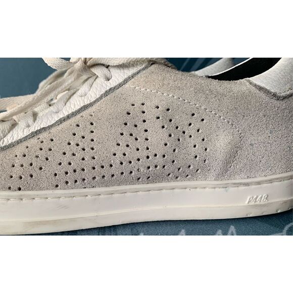 P448 John Sneaker ITALY Low Suede Leather GYM SHOE women’s 7 37 - Picture 3 of 11